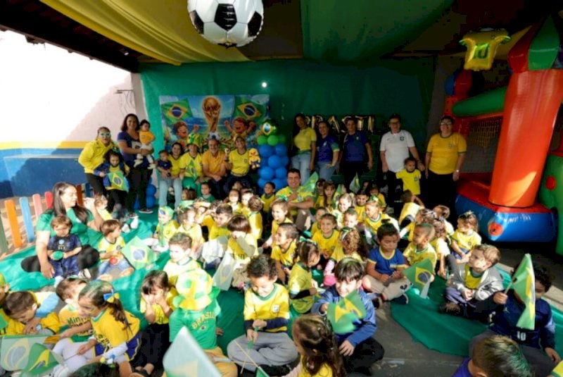 Marçal participa da Festa da Copa em Ceim e destaca importância do civismo na infância