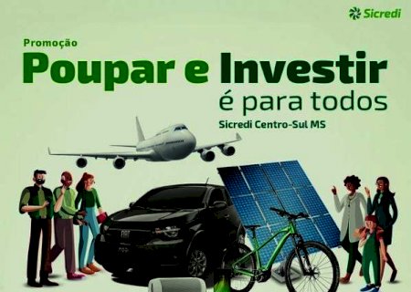 Está chegando o 1º sorteio da promoção da Sicredi Centro-Sul MS