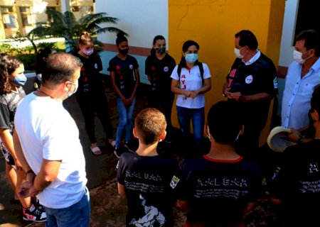 Mestres e Atletas da Associação Yada de Judô visitam prefeito Marcos Pacco