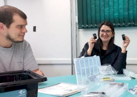 Itaporã: Escola Estadual Rodrigues Alves será contemplada com laboratório de robótica (Vídeo)