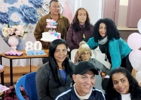 Itaporã: Família comemora o aniversário dos 80 anos da matriarca “Alvina Franco'