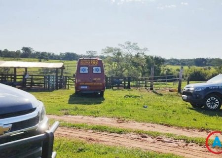 Homem é morto a tiros de fuzil e pistola em propriedade rural de Amambai