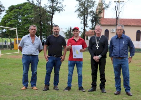 Começam as obras da Arena Esportiva na Grande COHAB em Itaporã