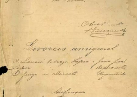 Em 1904, primeiro &ldquo;div&oacute;rcio&rdquo; amig&aacute;vel do Brasil foi em MS