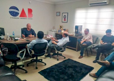 Vice-governador Barbosinha faz visita a OAB de Dourados