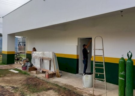Itaporã; Obras de reforma no Hospital Municipal seguem em execução