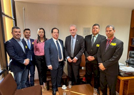 Em Brasília, Pacco e vereadores buscam emendas parlamentares para Itaporã