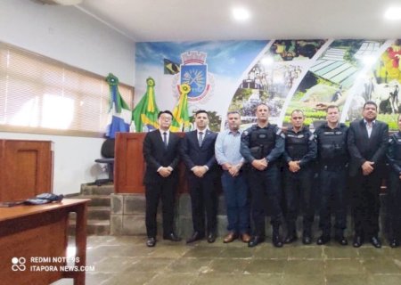 Veja o vídeo da cerimônia de troca de comando da Polícia Militar de Itaporã