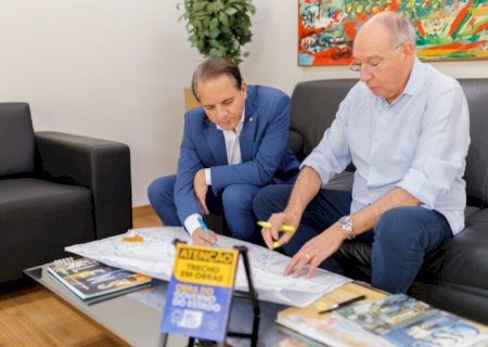 Coronel David pede projeto executivo para pavimentação da rodovia MS-270 em Itaporã