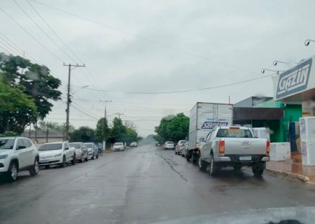 Itaporã: Chuva retorna após seca, mas alerta de tempestade continua