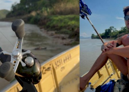 Sucuri interrompe pescaria de Luan Santana em Mato Grosso do Sul