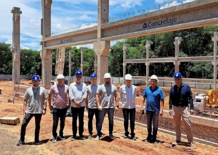 Gerson Claro visita obras e anuncia refeitório para fim de março na Assembleia