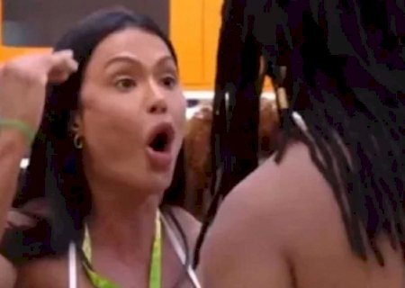 Gracyanne é contida em discussão com Diogo no BBB25: 'Bater nele'