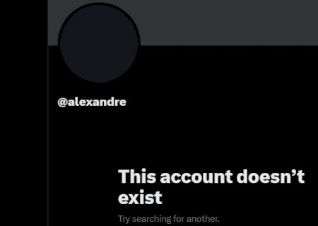 Perfil de Alexandre de Moraes aparece como desativado no X de Elon Musk