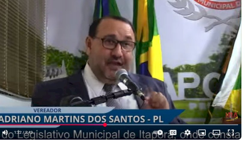 Vídeo: Cortes do Itaporã News fala do vereador Adriano e suas opiniões sobre Energisa e Sanesul