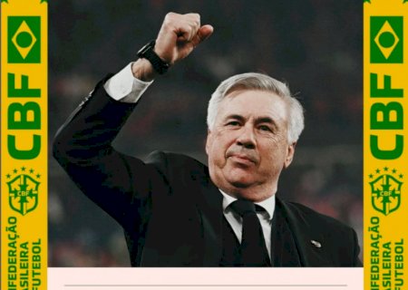 CBF anuncia Carlo Ancelotti como novo técnico da Seleção Brasileira