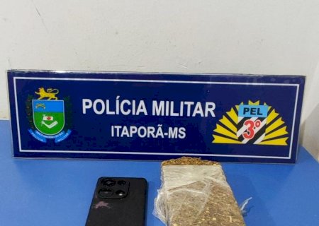 Itaporã: Indivíduo monitorado rompe tornozeleira, foge e é preso com entorpecente