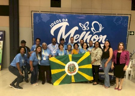 Melhor Idade de Itaporã participa de evento esportivo em Campo Grande