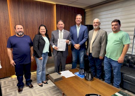 Parceria em prol de Itaporã: lideranças locais se reúnem com presidente da ALEMS (Fotos)