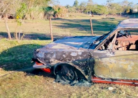 Corcel I é totalmente destruído pelo fogo em Itaporã
