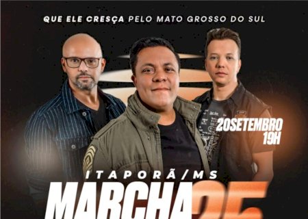 Itaporã se prepara para a 25ª Marcha para Jesus com show da banda Discopraise