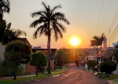 S&aacute;bado &eacute; de sol em MS, mas chegada de frente fria muda o tempo neste domingo