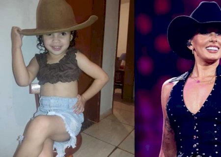Fã mirim da Boiadeira: menina pede chapéu rosa para ver Ana Castela em Campo Grande