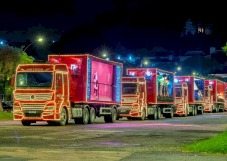 Caravana de Natal da Coca-Cola passa por Campo Grande nesta terça; veja o trajeto