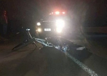 Atropelamento na MS-156 termina com morte de ciclista em Itaporã