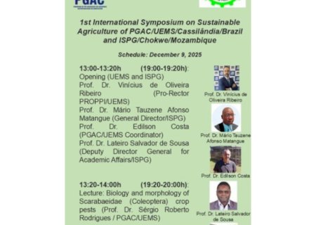 UEMS e Moçambique realizam Simpósio de Agricultura Sustentável