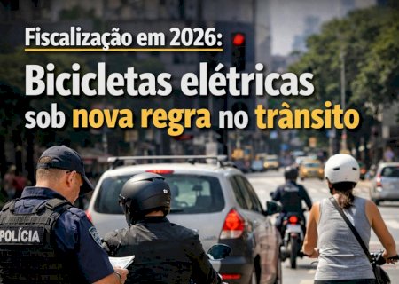 Bicicletas elétricas entram no radar da fiscalização e mudam a dinâmica do trânsito em 2026