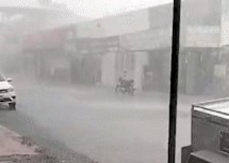 Após temporal com estragos, chuva forte volta a atingir Campo Grande nesta quarta-feira