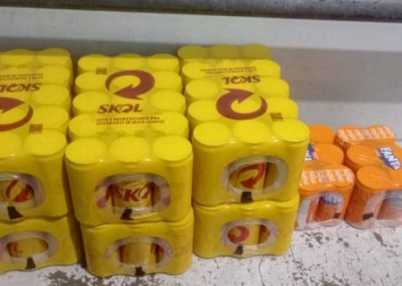 Funcionário é preso após ser flagrado furtando bebidas do próprio local de trabalho no MS