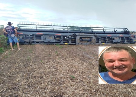 Funcionário de fazenda morre esmagado por plataforma de colheitadeira em Novo Mundo