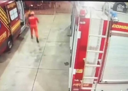 Recém-nascida engasgada é salva por bombeiros em Naviraí (vídeo)
