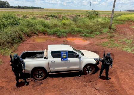 Camionete furtada durante show em Caarapó é recuperada horas depois na fronteira