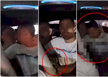 Motorista de aplicativo é agredido ao expulsar casal após sexo oral dentro do carro (vídeo)