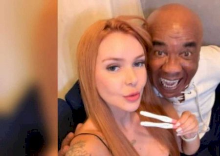 Aos 71 anos, Kid Bengala engravida influencer 46 anos mais jovem (vídeo)