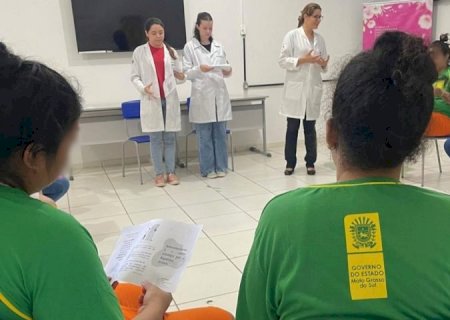 Saúde, acolhimento e dignidade marcam ações do Mês da Mulher no sistema prisional feminino de MS