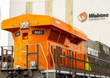 Ferrovia pr&oacute;pria e novas locomotivas fazem avan&ccedil;ar projeto de celulose em MS