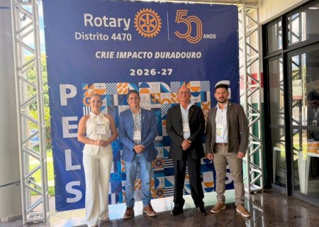 GESTOR DO ROTARY DE ITAPORÃ PARTICIPA DE TREINAMENTO PRÓXIMO ANO ROTÁRIO