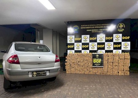 Perseguição termina com apreensão de mais de meia tonelada de maconha