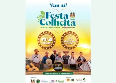 'Festa da Colheita' em prol do Hospital de Amor acontece neste sábado em Dourados