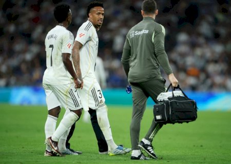 Éder Militão sente dores e é substituído no primeiro tempo de Real Madrid x Alavés