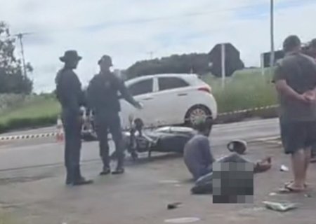 Motociclista morre após colisão com utilitário na região de fronteira