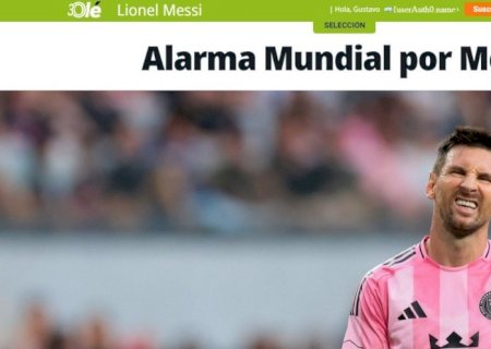 Messi vai passar por exames após deixar jogo do Inter Miami com dores e preocupa a Argentina