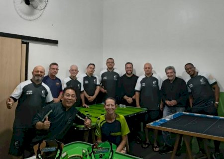 Clube Indaiá e Fefumems colhem os primeiros frutos da parceria no futebol de mesa