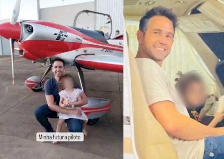 Piloto morto em queda de avião em Campo Grande deixa filha pequena: 'minha riqueza'