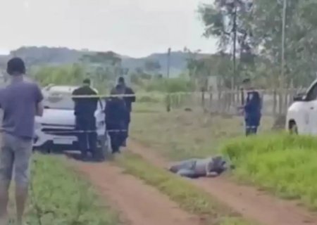 Homem morto a tiros em estrada vicinal da fronteira