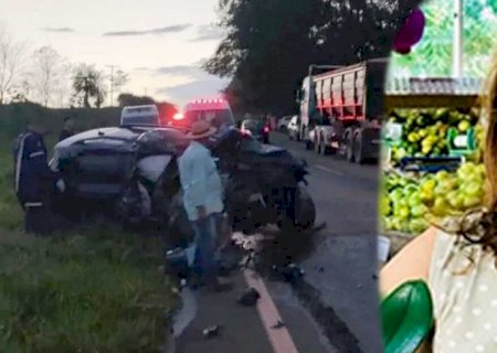 Empresária de Naviraí morre após grave acidente entre carro e carreta
